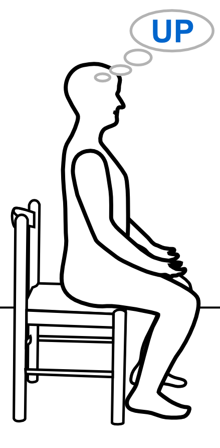person standing outline graphic
